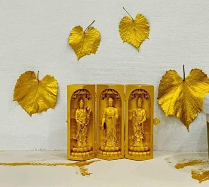 Folhas de folhas de ouro da empresa de folhas de ouro, 200 folhas, papel alumínio para doutor