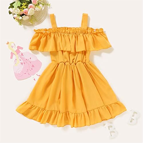 Bebe garotinhas chiffon floral vestido de verão princesa babados sem mangas suspensa festa de fress saia