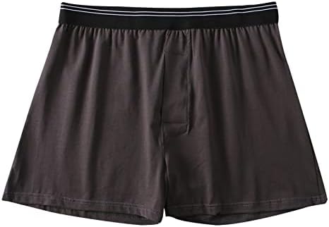 BMISEGM Men's Underwear Mens Boxer Roupa Inferimos Casto Arrowhead Loose Plus Sizer Boxer Home Microfiber Roufera Homens