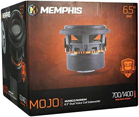 Memphis MJM622 6.5 700W RMS Dual 2-OHM Mojo Subwoofers