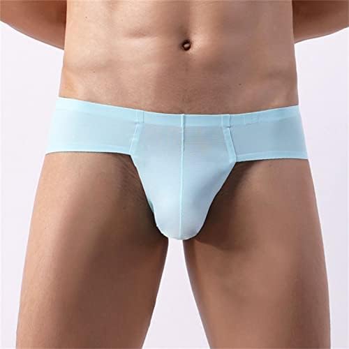 Veja através do boxer resumo para os troncos curtos masculinos que aprimoram bolsas de cueca sexy de baixa roupa transparente