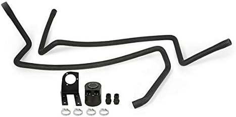 Mishimoto MMBCC-F2D-03BE Catch de óleo confuso pode ser compatível com o Ford PowerStroke 6.0L 2003-2007 Black