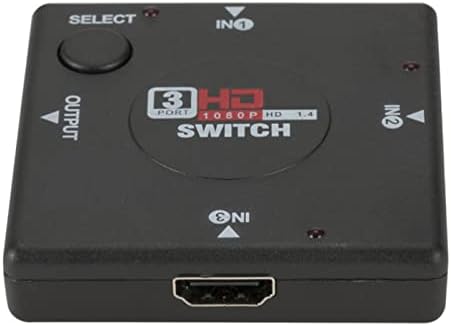 TECKEEN 3 em 1 out 1080p 3d 10.2g Transferência de dados Caixa quadrada de 3 porta Caixa HDMI