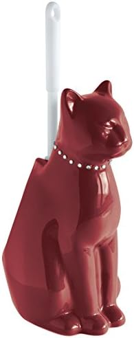 Gelco 707363 Brush de gato em cerâmica e plástico, Onyx, 17 x 28 x 29 cm