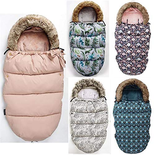 Saco de dormir para carrinho de bebê inverno mochila no sono à prova de vento para envelopes para cadeira de rodas infantis