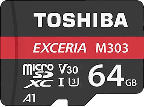 Toshiba micro sd cartão de memória cartão 64gb 64g tteria m303 com adaptador sd microsdxc uhs-i u3 cartão 4k classe10
