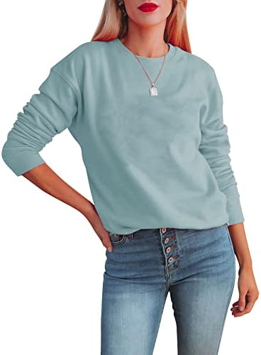 YUCCALLEY MULHERA MULHADA LONGA MOLHO MOLHO TOPS PULLOVER DO NOCT