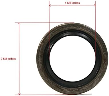 A ROP SHOP | Selo de graxa dupla Lip 1.719 ID, 2.565 OD para hub de reboque de 3500 lb