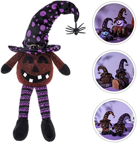 Decorações de Halloween de Abaodam de 4 Halloween luminous witch halloween abóbora adorno decoração de casa horrível