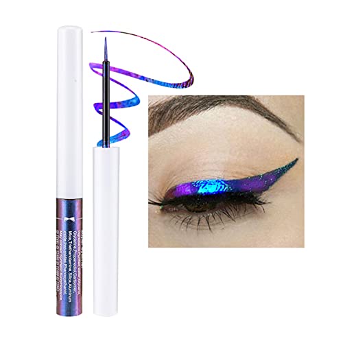 Eyeliner líquido óptico Guolarizi Luz de alteração do estágio de alteração usa delineador líquido perolável maquiagem