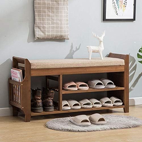 Bienka Shoe Rack, pode sentar o sofá Shot Shoes Shop Slipper Botas de armazenamento Armário organizador Tampa de tecido não tecida