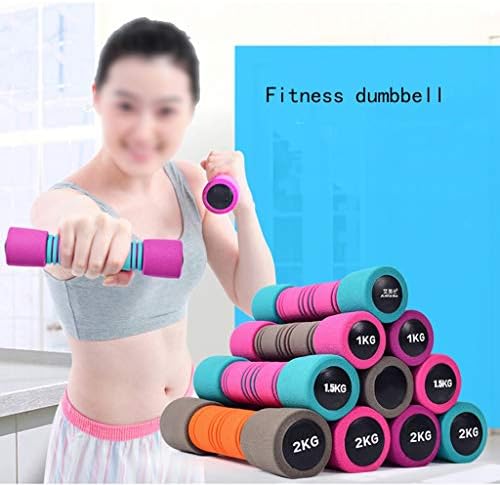 GDD Dumbbells Dumbbell Conjunto, treinamento diário de força com quadro, perda de peso, bancada de fitness, 3kg, 2kg