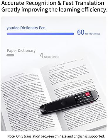Ytyzc dicionário caneta text scanning lendo tradução caneta tradutor de tradutor de idioma de suporte wi -fi/hotspot