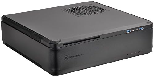 Silverstone Technology Fortress Z FTZ01 Alumínio Unibody Mini-ITS Small Factor Factor Caso, SST-FTZ01B