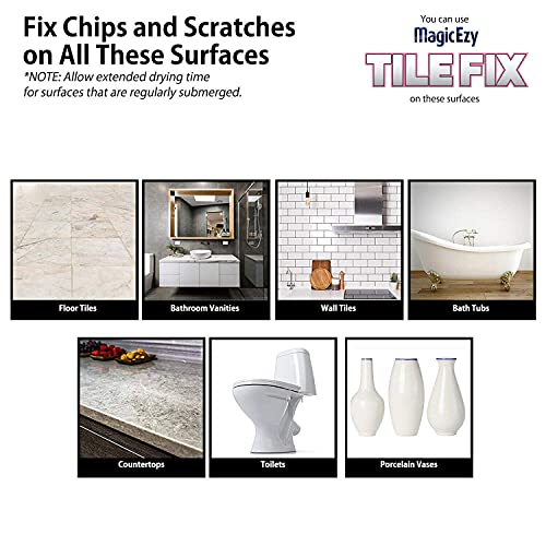 Kit de terracota, pacote de enchimento de chip Deep - Magicezy Tile Repairyzy