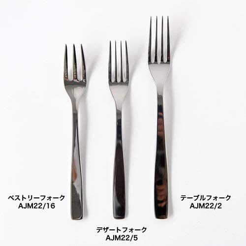 A Di Alessi Knifeforkspoon 6-3/4 polegadas Fork, Mirror Polish, conjunto de 6