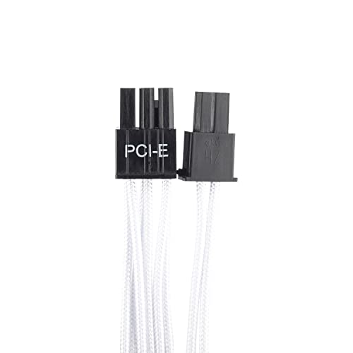 Cabo PCIE para Corsair PSU, 25 '' masculino para masculino de 8 pinos a 6+2 pinos com cabo de alimentação PCIE para Thermaltake, Aresgame