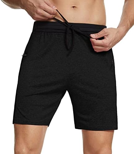 Treinamento rápido para homens de pegeno, shorts de ginástica com bolsos