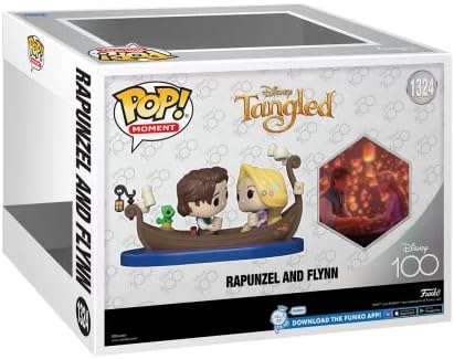 Funko Pop! Momento do filme: Disney 100 - Rapunzel e Flynn Boat Ride, Rapunzel