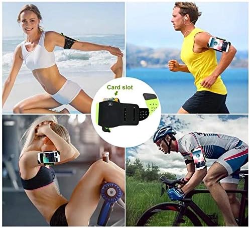 Lava Pulse Holster, BoxWave® [braçadeira flexível] Bravegem ajustável para treino e correr para lava pulso - verde stark