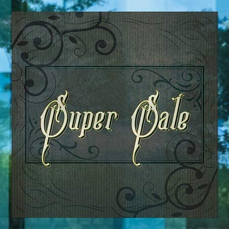 CGSignLab | Janela Super Sale -Victorian Frame ABAIXO | 8 x8