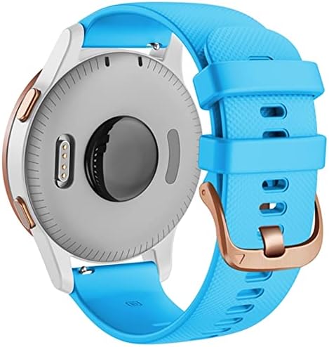 Gxfcuk 18 mm de pulso de silicone de 20 mm para Garmin Vivoactive 3 4S Garmin Venu Smart Watch Band para Forerunner 645 245 Strap