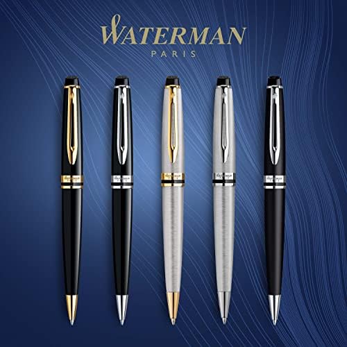 Waterman S0951790 Official Limited Edition Ballpoin Pen com reabastecimento e cartão de mensagem, especialista essencial,