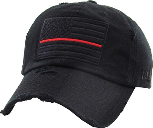 Operador tático da Kbethos com bandeira dos EUA Patch US Army Militar Baseball Cap ajustável