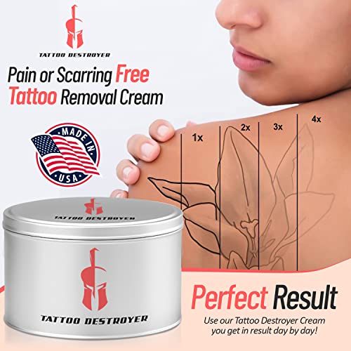 Sistema de desbotamento natural de remoção de tatuagem Creme de desbotamento Balm de destruição de 1 mês Spartan Perform