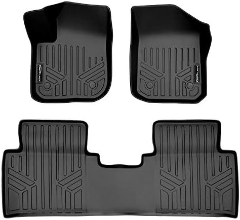 Maxliner Floor tapetes de 2 linhas Definir preto para -2020 Buick Envision