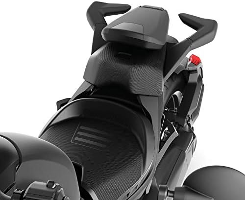 CAN-AM NOVO OEM, Ryker Cast Aluminium Black dobrável Backrest de passageiros, 219400843