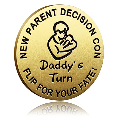 Dadion Decisão Moedas de bebê moedas comemorativas Mamãe recém-nascida Presentes de presentes de gravidez Game de decisão
