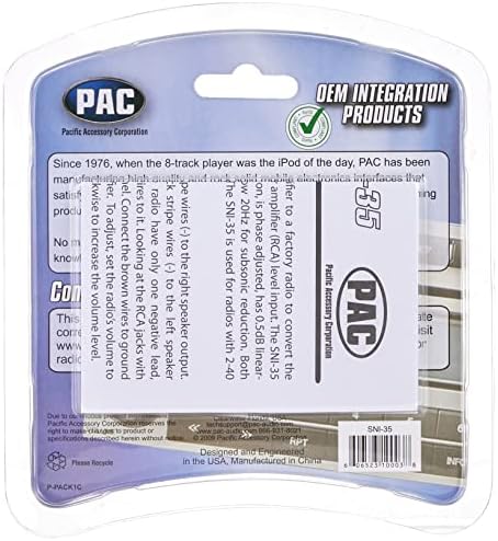 PAC SNI-35 LOCA VARIÁVEL LINE OUT CONVERSOR 1.2X6.25X5.9