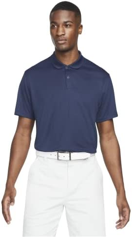 Camisa de golfe de pólo sólido de vitória seca nike mass