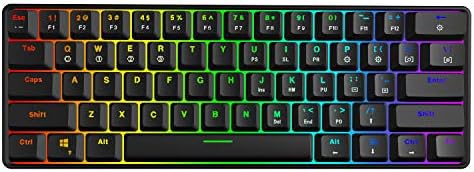 Skyloong GK61 SK61 60% Teclado mecânico 61 Chaves Portátil Pequenas teclas completas teclado de jogo programável Teclado