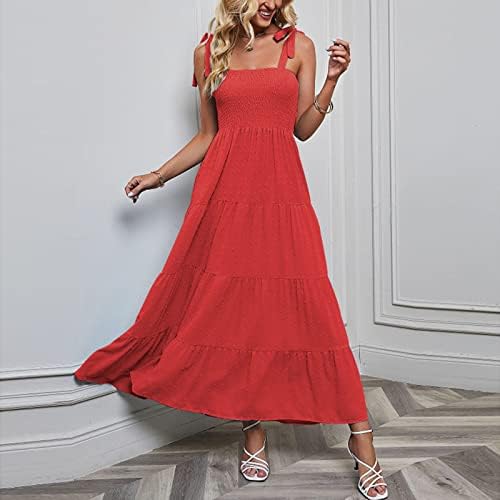 Vestidos de verão wpoumv para mulheres moda moda de manga curta Midi Dress Dress Casual Swiss Dot Dress Dress Flowy Swing