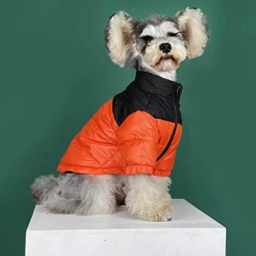 Roupas de estimação para cães pequenos garotas vestem cachorro casaco de inverno pato casaco para baixo para pequenos cães médios engrossam