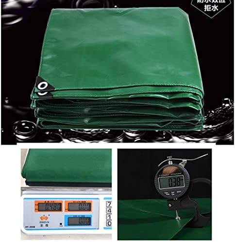 tampa de lona Borfieon 2m/6,5 pés à prova d'água Great 480 g/m UV resistente a barraca de dossel de lona Tarpaulina, lona