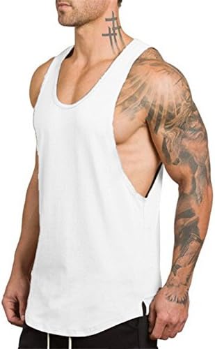 Tampo de tanque de treino Tampo para homens para homens sem mangas com facebuilding muscle fitness corto de ginástica coletes de camisetas
