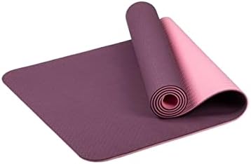 JJ YYDS YOGA MAT TPE TPE ioga de duas cores Mat 6 mm de espessura Mat Yoga Pilates Pilates Non Slip Fitness tapete