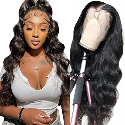 TimeBE 13x6 HD Wave Wave Lace Wigs frontal perucas de cabelo humano Para mulheres negras 180% Densidade