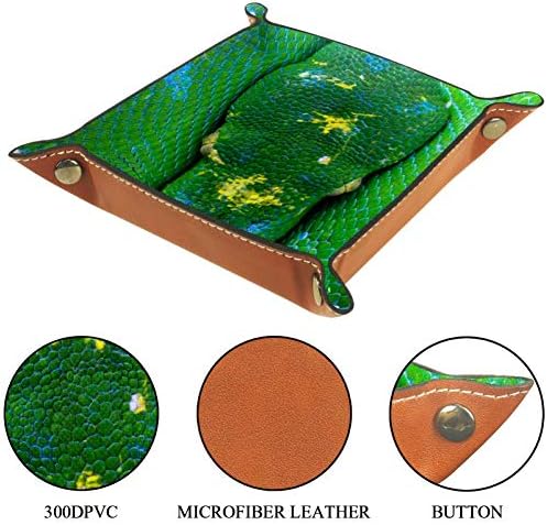 Python de árvore verde mapotofux, bandeja de vaidade padrão de padrão de cobra, bandeja de armazenamento de tanques de vaso sanitário,
