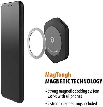 Montagem do telefone de boom magnético TETETESTIDO - apresenta braço ajustável | Base expansível - compatível com iPhone e Android