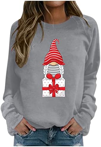 Feliz Natal Sweatshirt for Women Tree Graphic