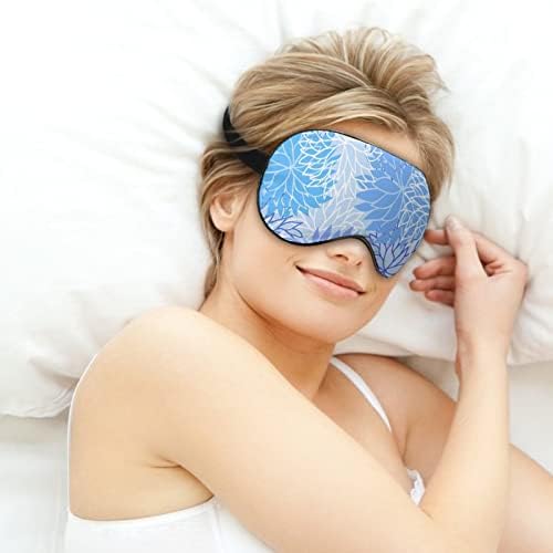 Camo dahlia máscara de olho macio eficaz máscara de sono conforto