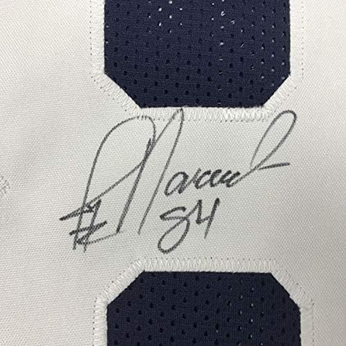 Autografado/assinado Jay Novacek Dallas Day Day Futebol Jersey