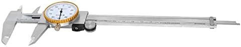 SMANNI 200 mm 0,02 mm pinça de discagem de calibre duplo à prova de choque duplo Ferramenta de calibre de aço inoxidável