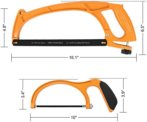 Conjunto de molduras de hacksaw de betro, 1 peça 12 '.