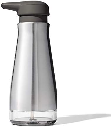 Oxo Good Grips Precision Pour Glass Dispenser Conjunto e Sabão de Aço Anterior de Boas Gripes