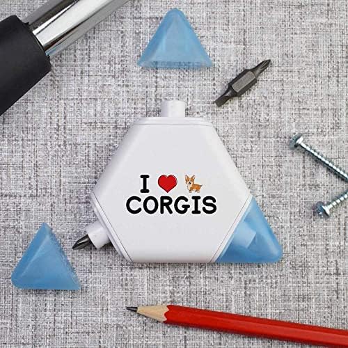 Azeeda 'I Love Corgis' Compact DIY Multi Tool
